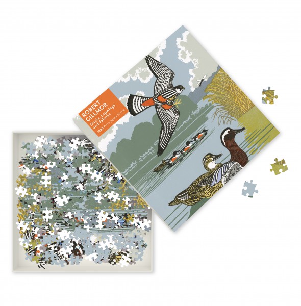 Robert Gillmor: Ducks, Falcons and Lapwings, (1000 pieces) - 2