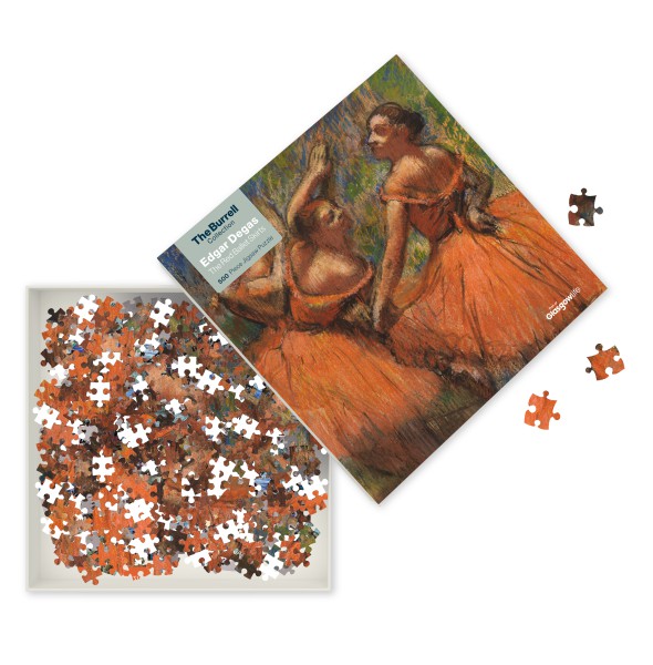 Glasgow Museums: Red Ballet Skirts by Edgar Degas (500 pieces) - 2