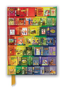 Bodleian Library: Rainbow Shelves, A5 Foiled Journal