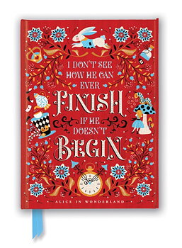 Jenny Zemanek: Alice In Wonderland, A5 Foiled Journal
