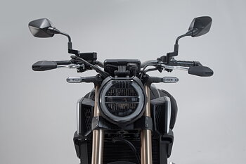 Lever guards with wind protection