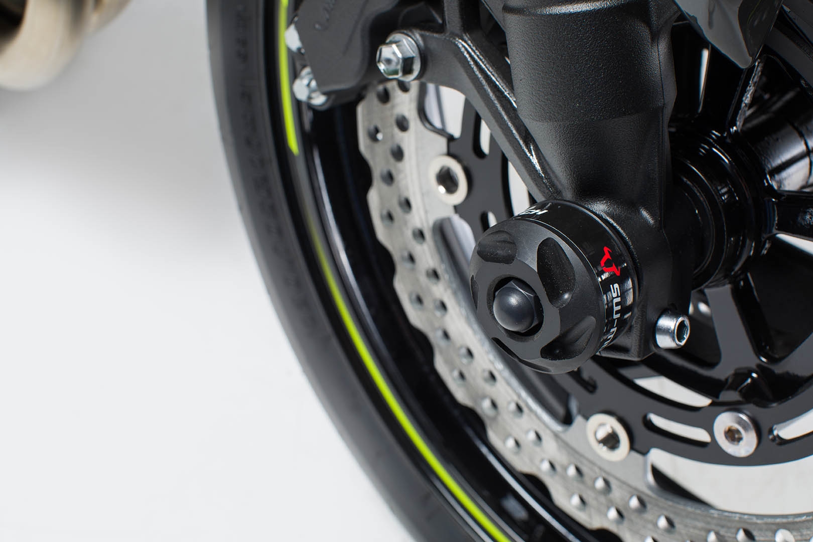 Slider set for front axle