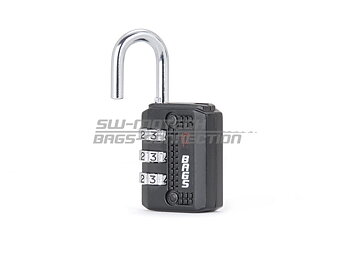 Lock for motorcycle luggage