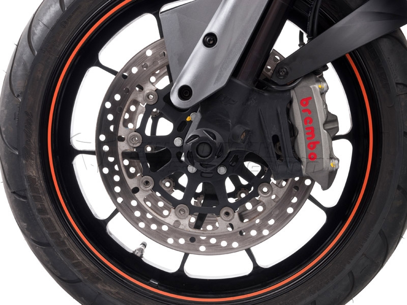 Slider set for front axle