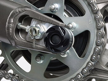 Slider set for rear axle