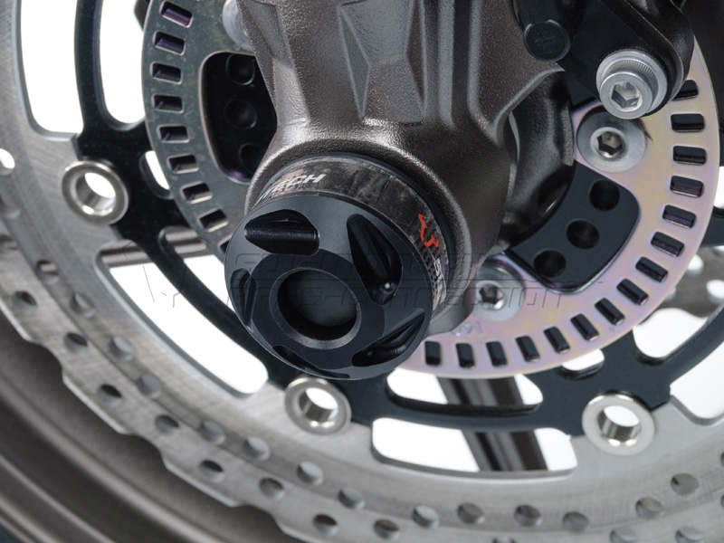 Slider set for front axle