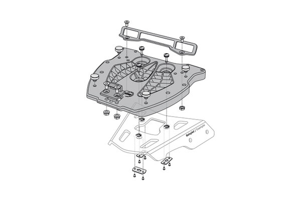 Adapter plate for ALU-RACK - 2