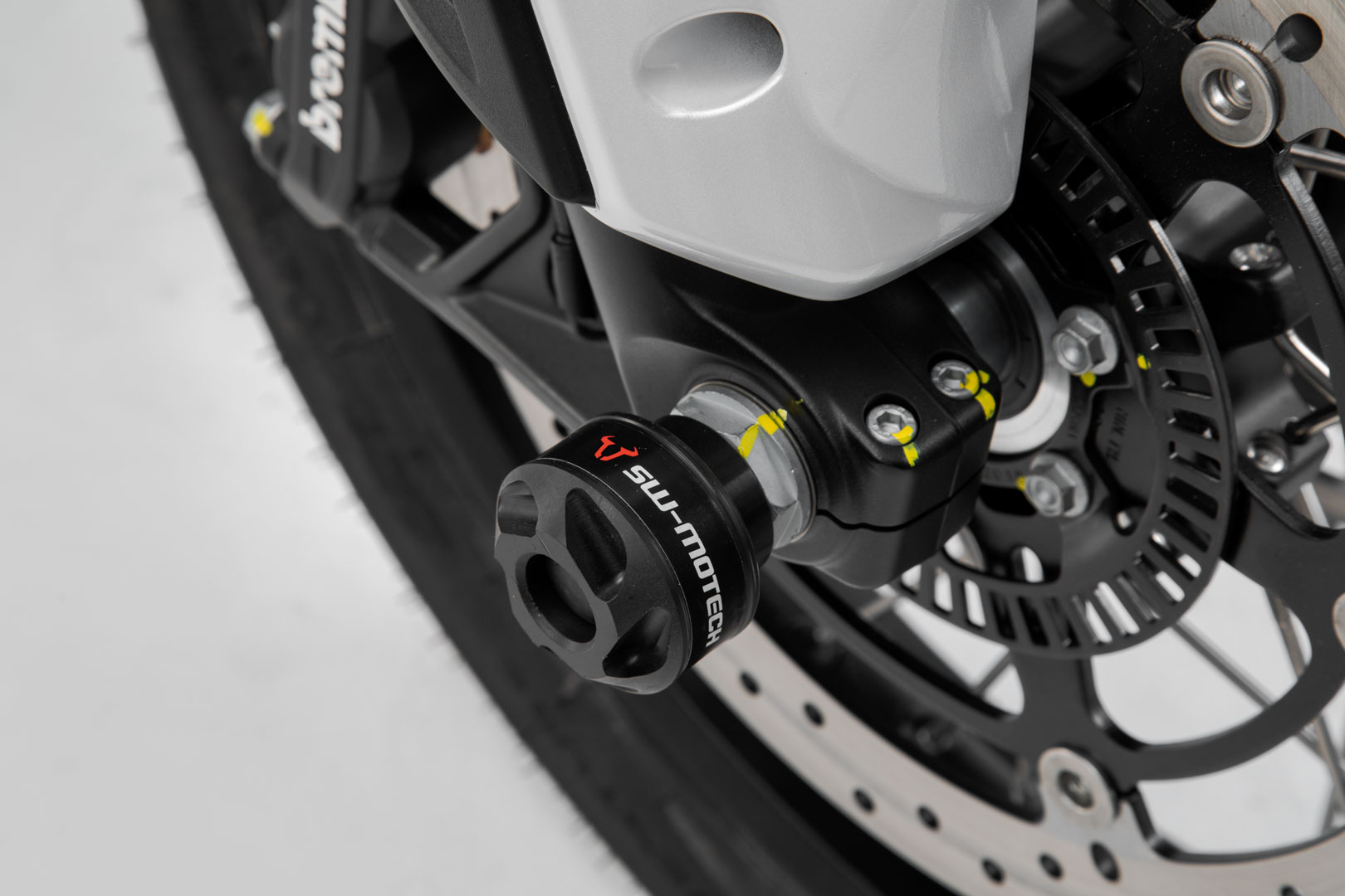 Slider set for front axle