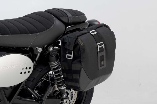 Legend Gear side bag system LC Black Edition. Triumph Street Scrambler DC04 (20-23) - 4