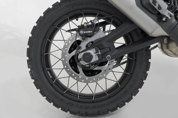 Slider set for rear axle. Black. Ducati models (14- - 2