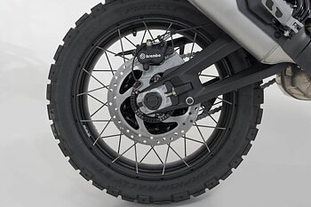 Slider set for rear axle. Black. Ducati models (14-