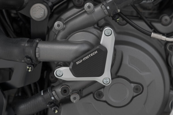 Water pump protection. Silver/black. Ducati models