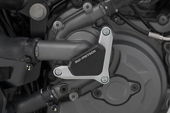 Water pump protection. Silver/black. Ducati models
