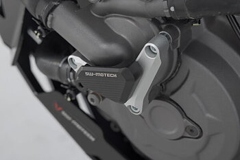 Water pump protection. Silver/black. Ducati models