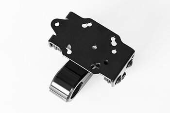 GPS mount with handlebar clamp