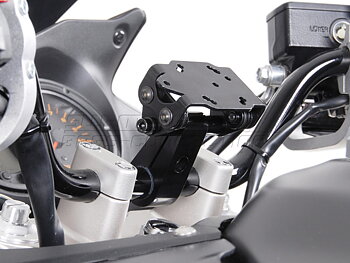 GPS mount with handlebar clamp
