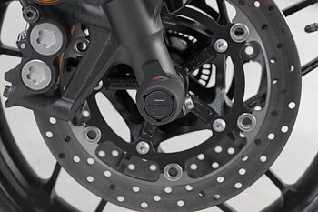 Slider set for front axle