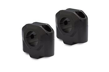 Bar riser for  28 mm handlebar Black