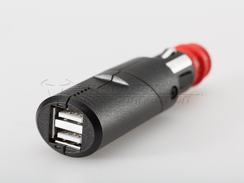 Double USB power port with universal plug - 2