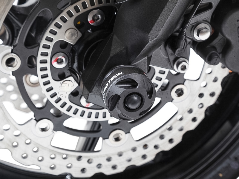 Slider set for front axle