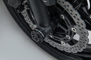 Slider set for front axle