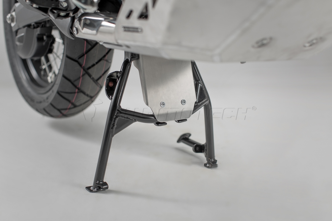 Engine guard extension for centerstand