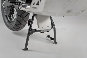 Engine guard extension for centerstand