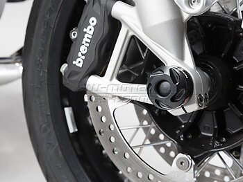 Slider set for front axle