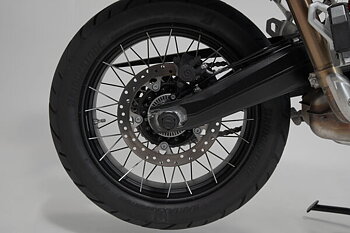 Slider set for rear axle