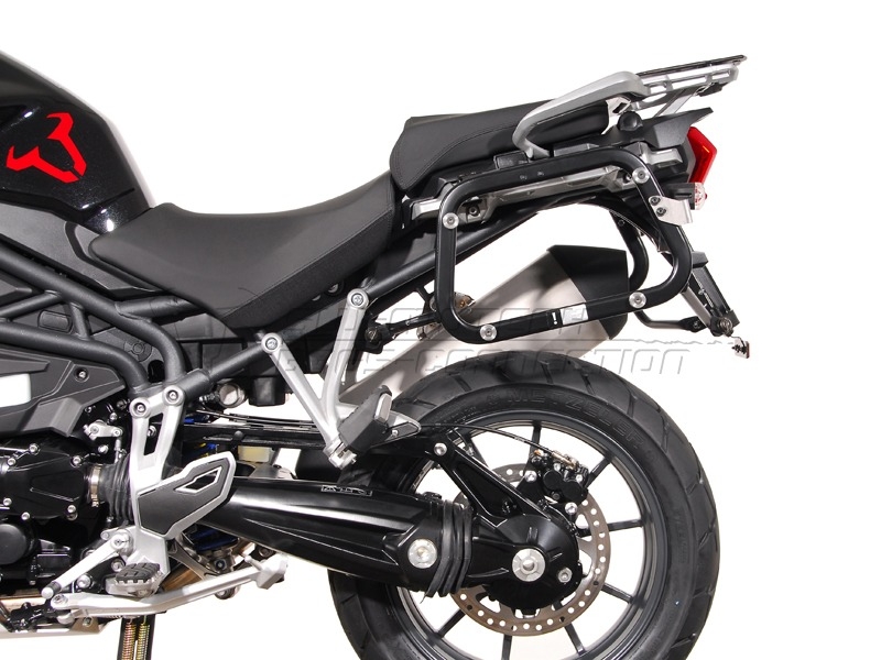 TRAX ADV Pannier System. Silver. 45/45 L. Triumph Tiger1200 Explorer (11- - 2
