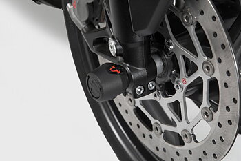 Slider set for front axle