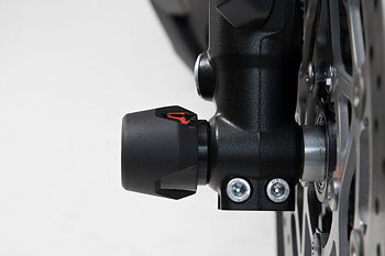 Slider set for front axle