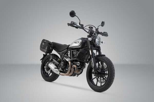 Legend Gear side bag system LC Black edition. Ducati Scrambler models (18- - 2