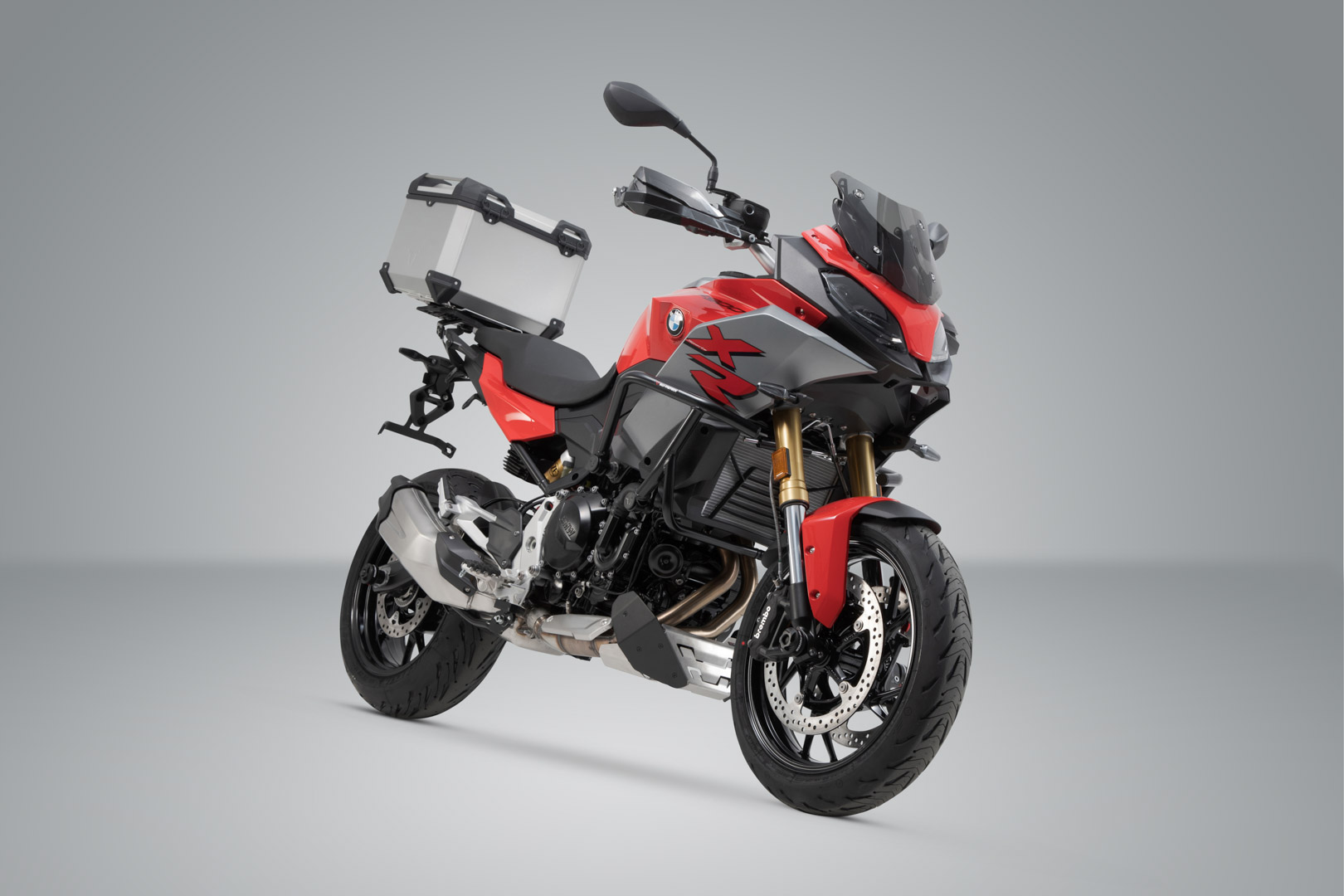 TRAX ADV top case system silver. BMW F 900 R / XR  - 6
