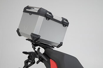 TRAX ADV top case system silver. BMW F 900 R / XR 