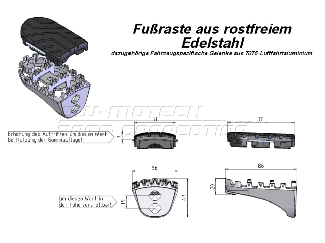 ION footrest kit - 5