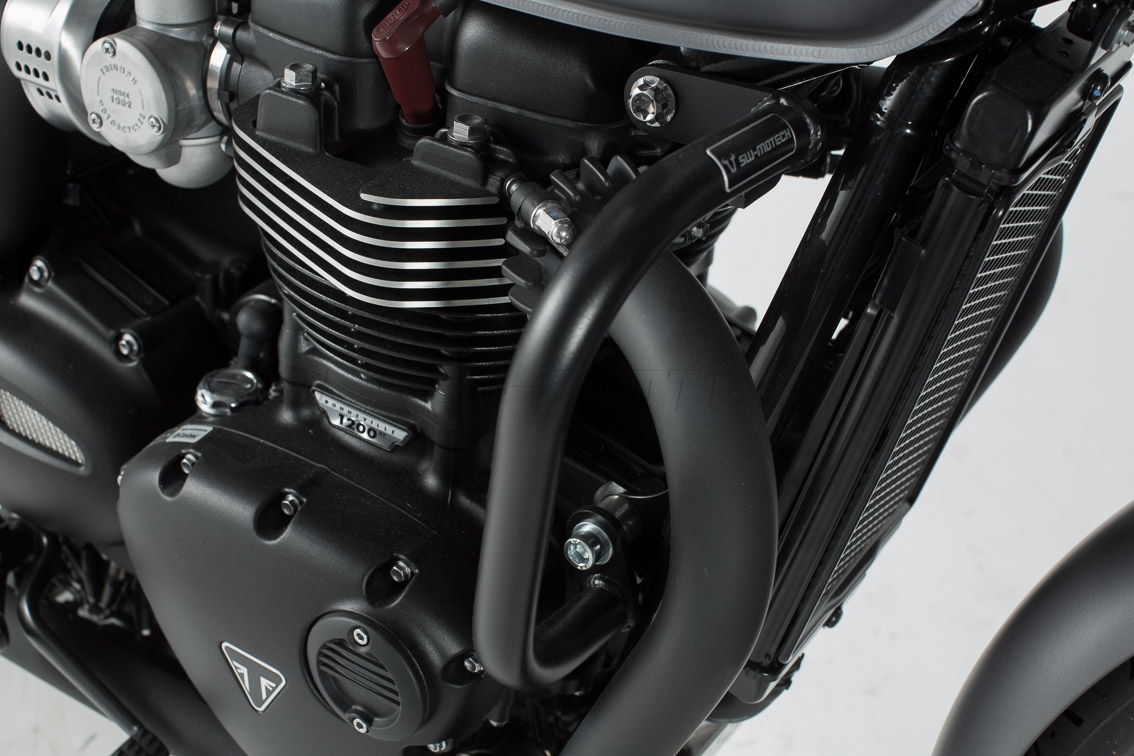 Crashbar. Black. Triumph Bonneville T120 / Street Twin - 2