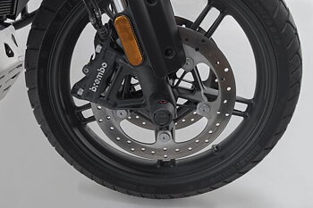 Slider set for front axle