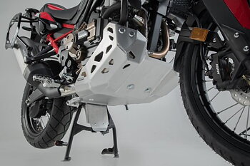 Engine guard. Silver. Honda CRF1100L/Adv Sports (19-) with SBL. Crash bar