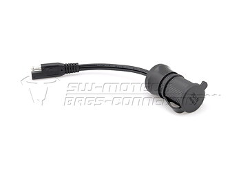 Cigarette lighter socket with SAE plug