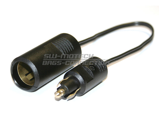Cigarette lighter adapter for DIN socket