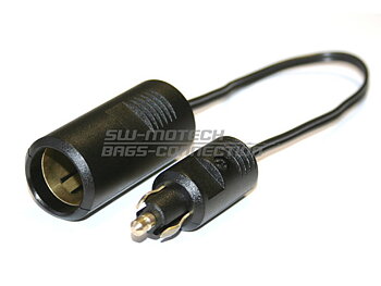 Cigarette lighter adapter for DIN socket