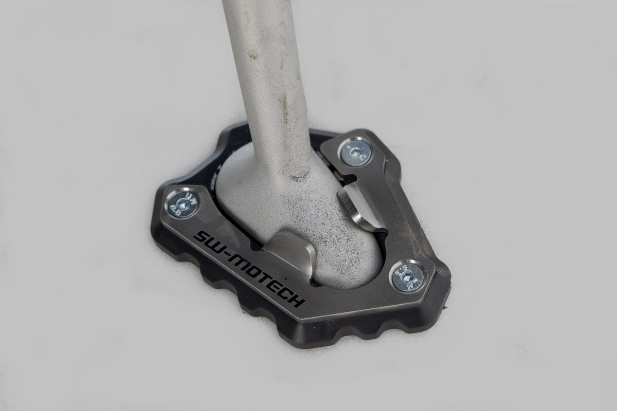 Extension for side stand foot Black/Silver