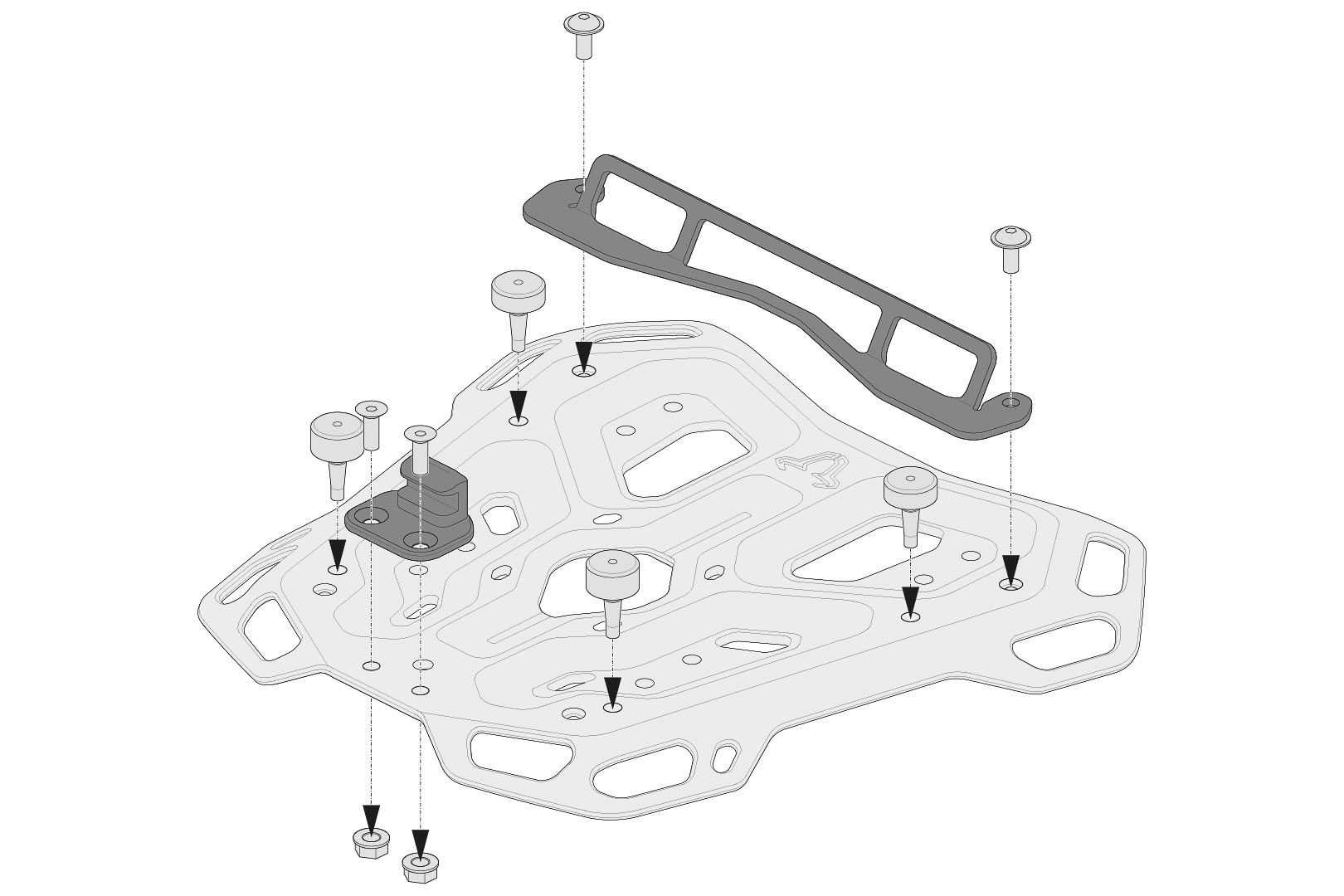 Adapter kit for ADVENTURE-RACK For Shad