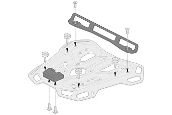 Adapter kit for ADVENTURE-RACK For Shad 2.