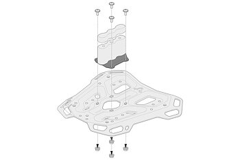 Adapter kit for ADVENTURE-RACK   For Rotopax