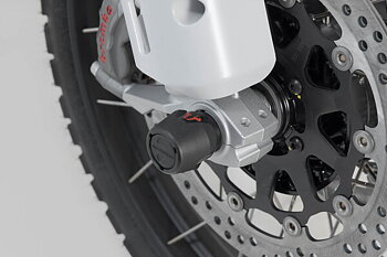 Slider set for front axle