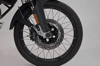 Slider set for front axle