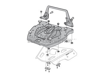 Adapter plate for ALU-RACK