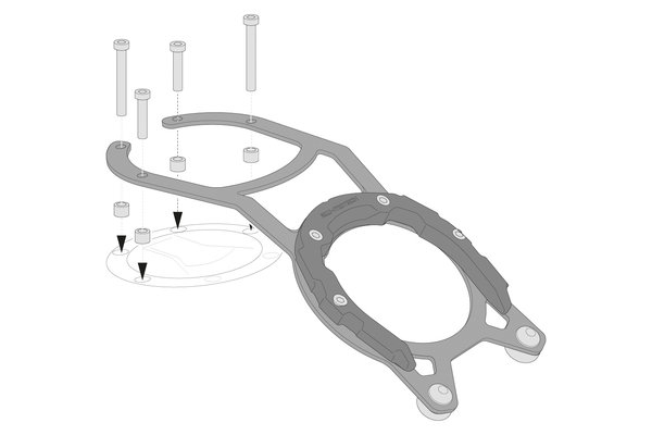 PRO tank ring  Moto Guzzi V85 TT (19-). - 3